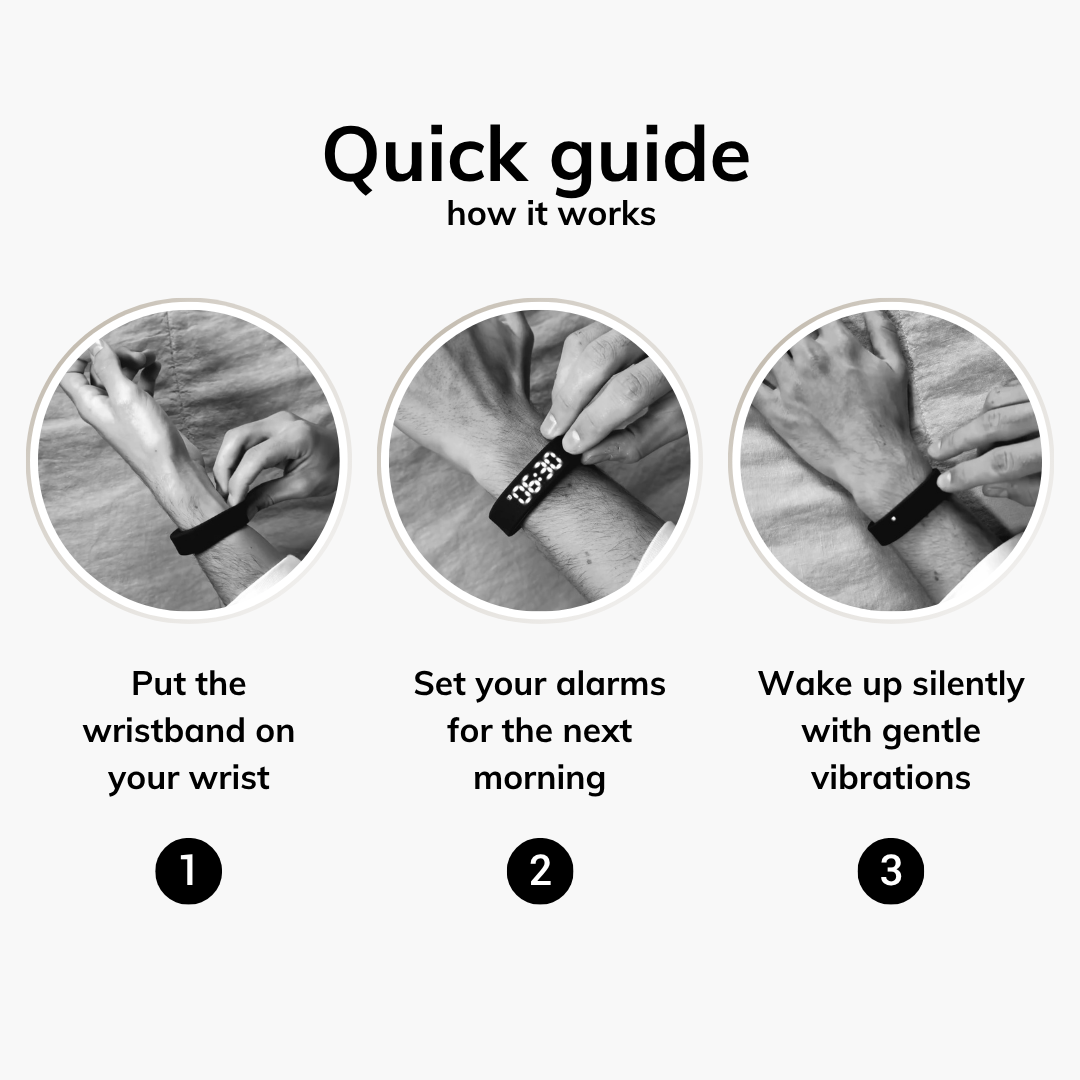 100% Wake-Up Alarm - White